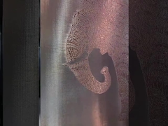 Προσαρμόσιμο χαλκό πλέγμα Πολυδιάστατο μεταλλικό πλέγμα σε διάφορα σχήματα